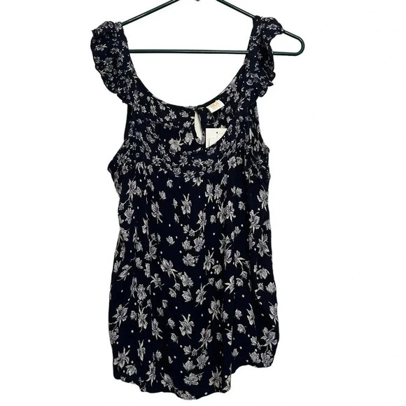 Bila NWT’s Women’s Floral print ruffle tank. Size large - Picture 1 of 8